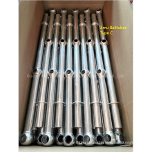 Jimu Hot DIP Galvanized Balltube Stanchion Post Handrail Stanchion Fence Stanchion Post